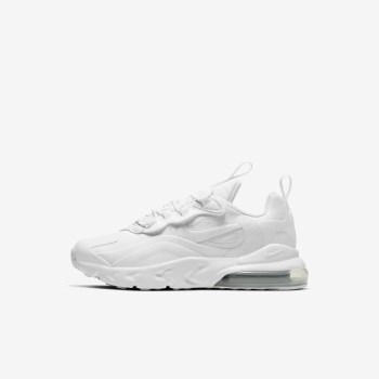 Nike Air Max 270 RT - Fiatalabb Gyerek Utcai Cipő - Fehér/Metal Titán/Fehér/Fehér